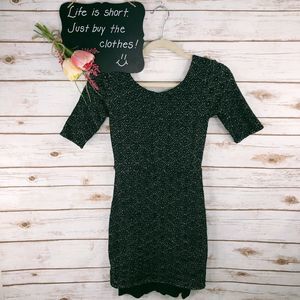 Free People Dress Size XS? Bodycon Black White